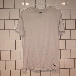 Puma men’s white short sleeve shirt size large